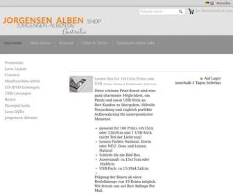 Jorgensen-Alben-Shop.de(Fotobücher) Screenshot