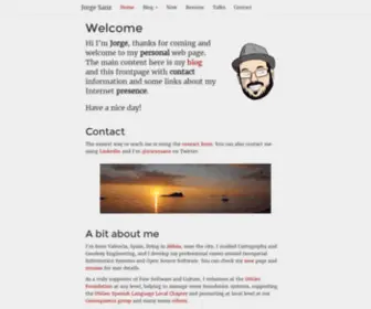 Jorgesanz.net(Jorge Sanz site) Screenshot