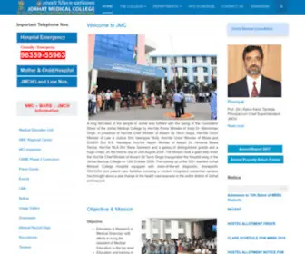 Jorhatmedicalcollege.in(Jorhat Medical College) Screenshot