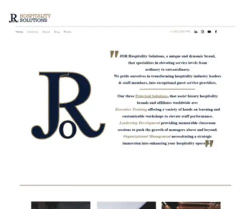 Jorhospitalitysolutions.com(JOR Hospitality Solutions) Screenshot