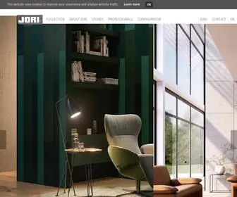 Jori.com(Innovative seating comfort since 1963) Screenshot