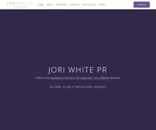 Joriwhitepr.co.uk(Jori White PR) Screenshot