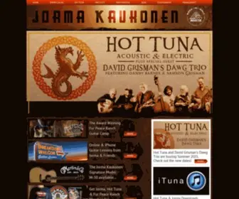 Jormakaukonen.com(Jorma Kaukonen) Screenshot