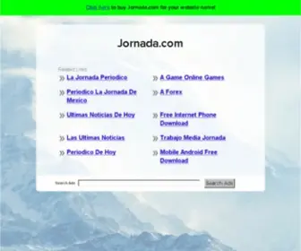 Jornada.com(The Leading Travel Site on the Net) Screenshot