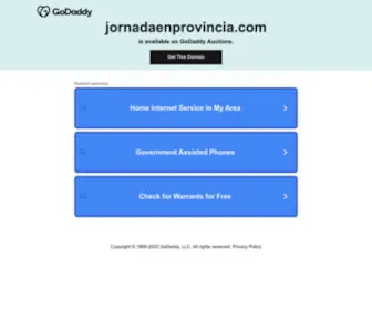 Jornadaenprovincia.com(Jornadas en Provincia) Screenshot