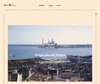 Jornalarquitectos.pt(Jornal arquitectos) Screenshot