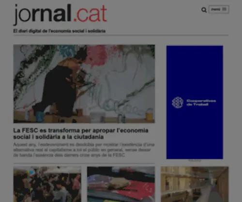 Jornal.cat(El diari digital de l'economia social i la sostenibilitat) Screenshot