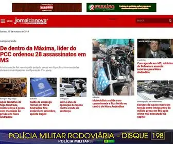 Jornaldanova.com.br(Jornal da nova) Screenshot