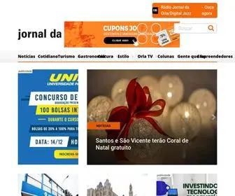Jornaldaorla.com.br(Jornal da Orla de Santos) Screenshot