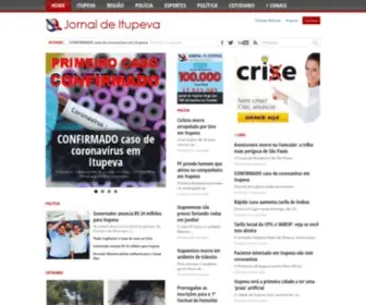 Jornaldeitupeva.com.br(Jornal de Itupeva) Screenshot