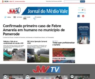 Jornaldomediovale.com.br(Jornal) Screenshot