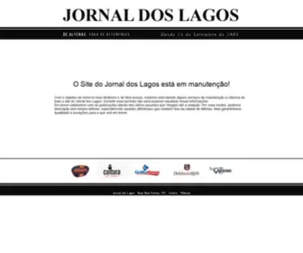 Jornaldoslagos.com.br(Jornal dos Lagos) Screenshot