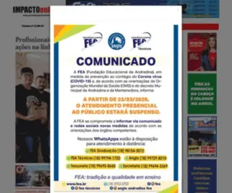Jornalimpactoonline.com.br(Jornal Impacto Online) Screenshot