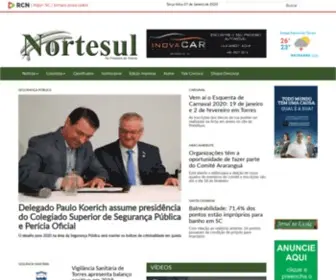 Jornalnortesul.com.br(Nortesul News) Screenshot