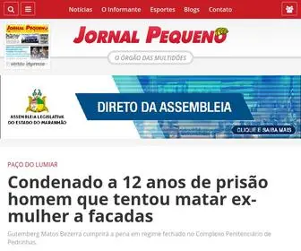 Jornalpequeno.com.br(Jornal Pequeno) Screenshot
