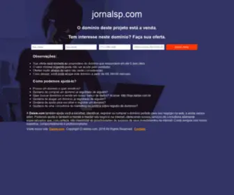 Jornalsp.com(Domínios) Screenshot