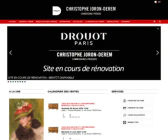 Joron-Derem.com(Retrouvez toute l'actualité de la maison de vente Joron) Screenshot