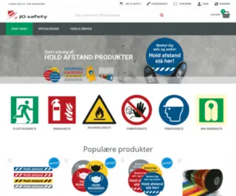 Josafety.dk(JO Safety A/S) Screenshot