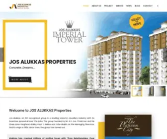 Josalukkasproperties.com(Builders in thrissur) Screenshot