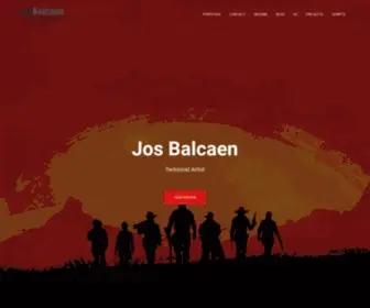 Josbalcaen.com(Technical artist is my target) Screenshot