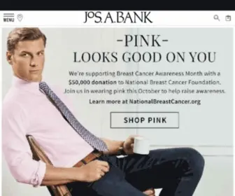 Josbank.com(Shop Menswear from the Expert in Men’s Apparel) Screenshot