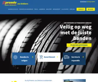 Josdekkersautobanden.nl(Jos Dekkers Autobanden) Screenshot