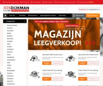 Josdijkman.nl(Jos Dijkman Scooter onderdelen webshop. +10.000 Scooter) Screenshot