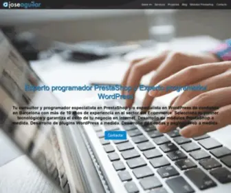 Jose-Aguilar.com(Experto programador PrestaShop) Screenshot