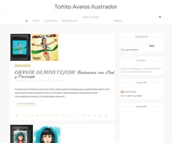 Joseantonioavalos.com(Toñito Avalos Ilustrador) Screenshot