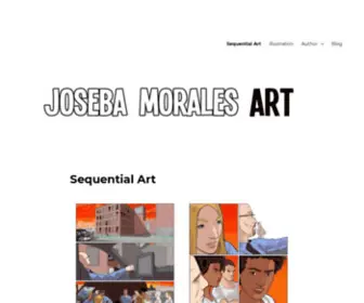 Josebamorales.com(Sequential Art) Screenshot