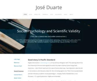 Joseduarte.com(Social Psychology) Screenshot