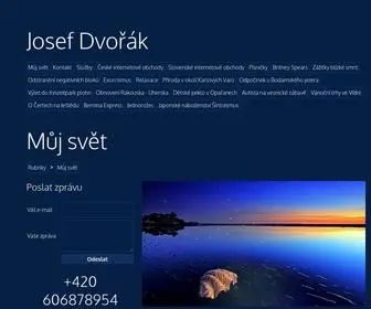 Joseefdvorak1983.cz(Můj svět) Screenshot