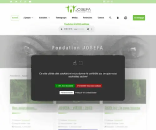 Josefa-Foundation.org(JOSEFA Foundation) Screenshot