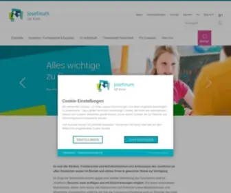 Josefinum.de(Krankenhaus in Augsburg) Screenshot