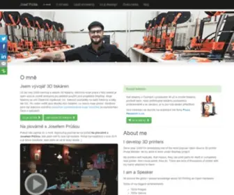 Josefprusa.cz(O mně) Screenshot