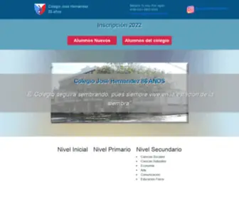 Josehernandez.org(Colegio José Hernández) Screenshot