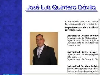 Joseluisquintero.com(José Luis Quintero Dávila) Screenshot