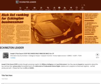 Joseph-DE-Saram-Rhodium-GB-Eckington-Leader.com(Eckington Leader) Screenshot