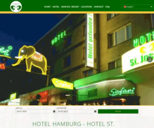 Joseph-Hotels.de(St.Joseph Hotel Hamburg Reeperbahn St.Pauli Kiez) Screenshot