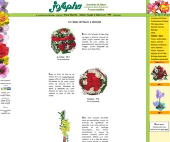 Josepha-Fleurs.fr(Josepha fleurs) Screenshot