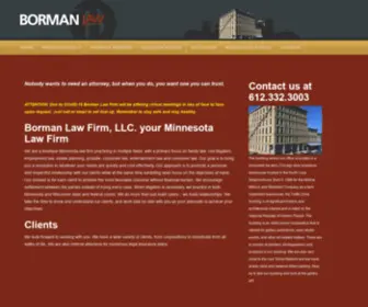 Josephbormanlaw.com(Borman Law Firm LLC) Screenshot