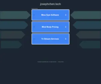 Josephchen.tech(Just a little bit about myself) Screenshot