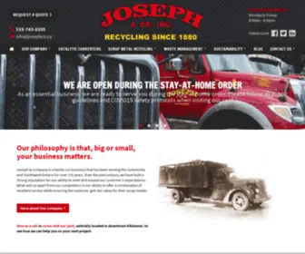 Josephco.ca(Kitchener Metal Recycling Company) Screenshot