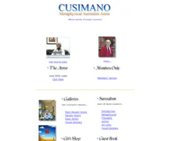 Josephcusimano.com(Surreal artist) Screenshot