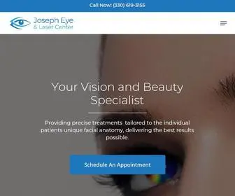 Josepheyeandlaser.com(Laser Eye and Cosmetic Surgery) Screenshot