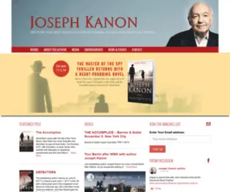 Josephkanon.com(Joseph Kanon) Screenshot