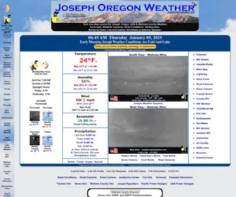 Josephoregonweather.com(Joseph Oregon Weather) Screenshot