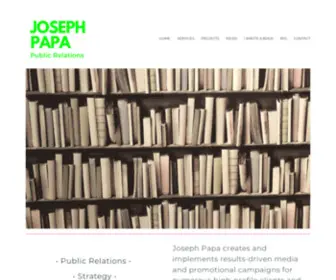 Josephpapapr.com(Joseph Papa Public Relations) Screenshot