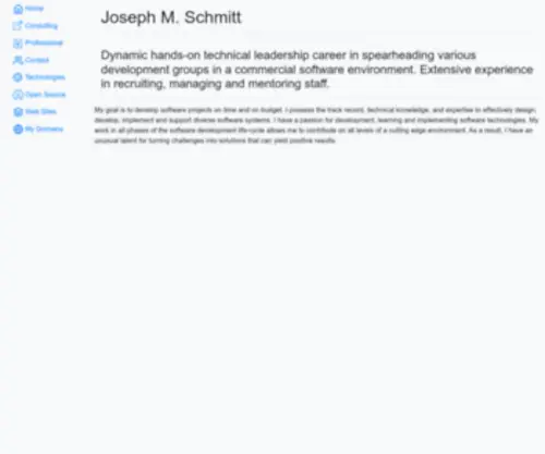 Josephschmitt.com(Joseph M) Screenshot