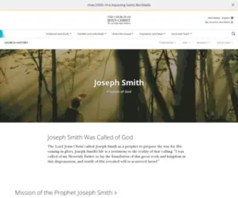 Josephsmith.net(Joseph Smith Prophet of God) Screenshot